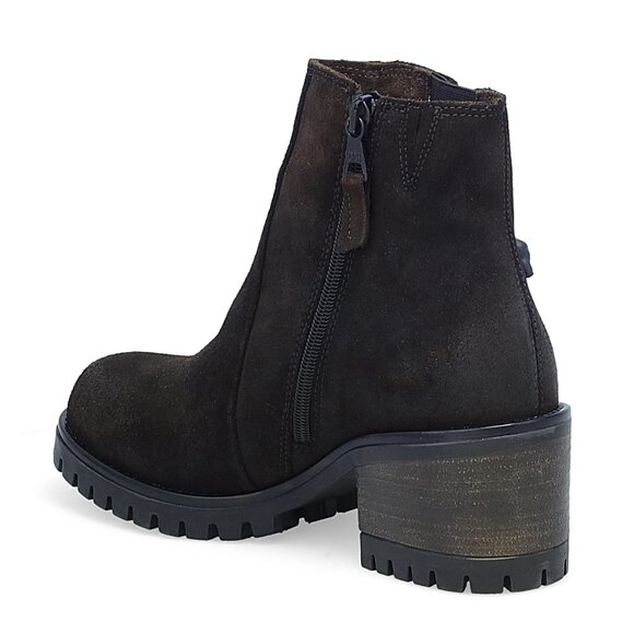 NEW MIZ MOOZ Suede Maiden Booties in chocolate for women 1225 6t3 - Picture 2 of 8